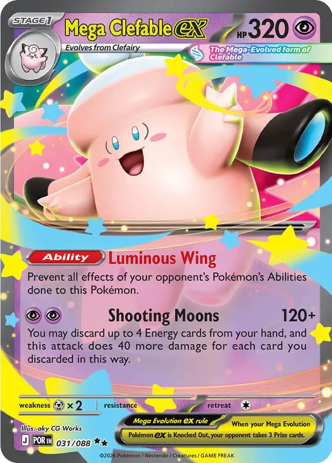 Mega Clefable Ex (031/088) (Por) 1