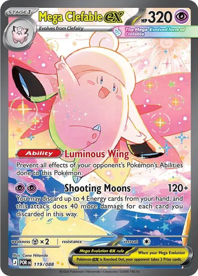 Mega Clefable Ex (119/088) (Por) 1