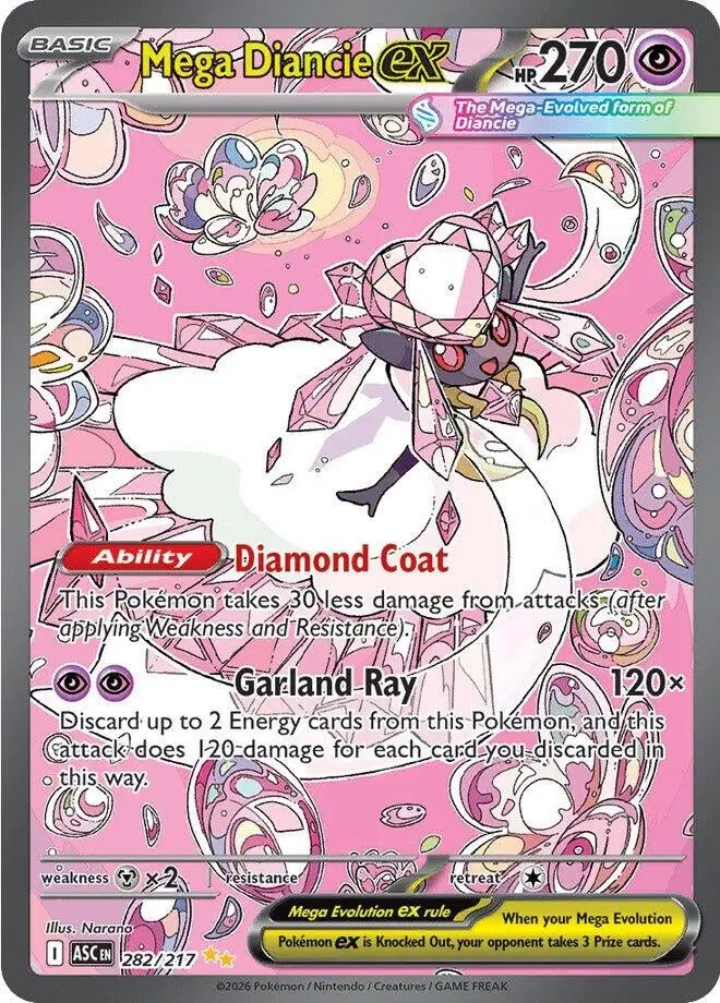 Mega Diancie Ex (282/217) (Asc) 1