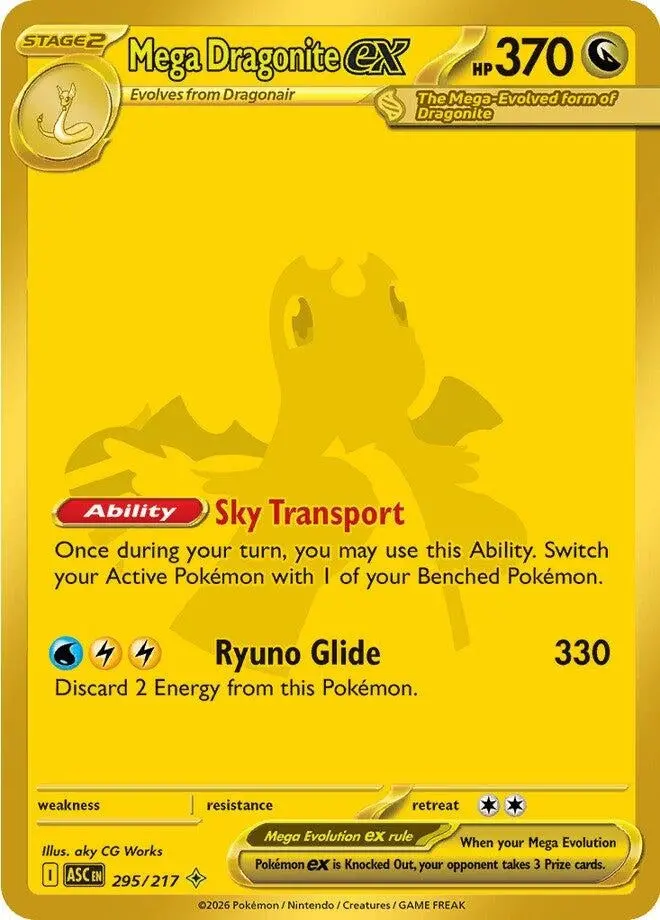 Mega Dragonite Ex (295/217) (Asc) 1