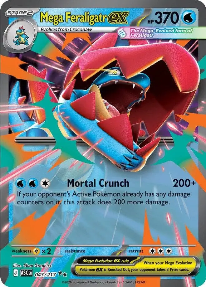 Mega Feraligatr Ex (043/217) (Asc) 1