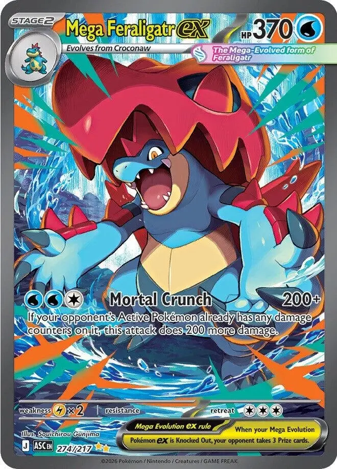 Mega Feraligatr Ex (274/217) (Asc) 1