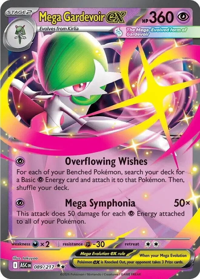 Mega Gardevoir Ex (089/217) (Asc) 1