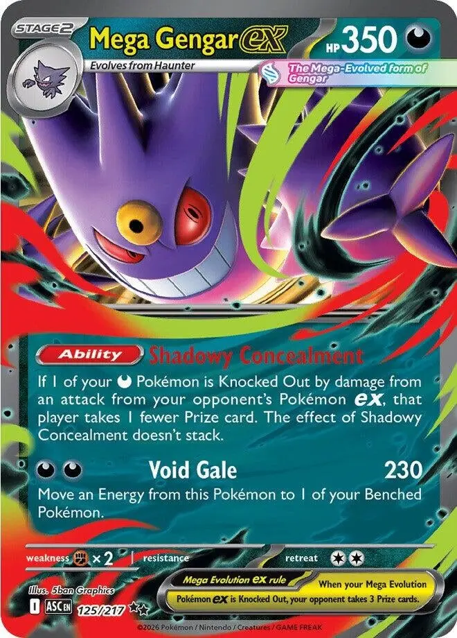 Mega Gengar Ex (125/217) (Asc) 1