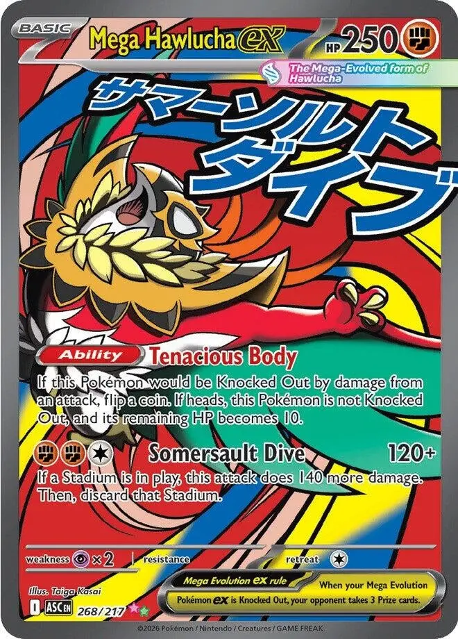 Mega Hawlucha Ex (268/217) (Asc) 1
