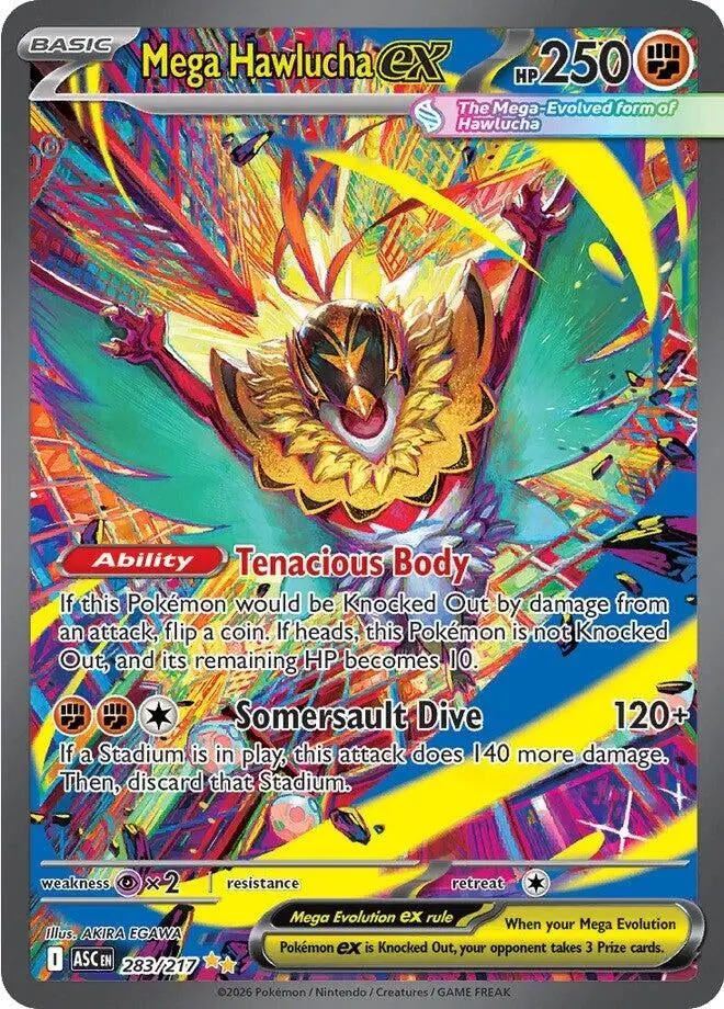 Mega Hawlucha Ex (283/217) (Asc) 1