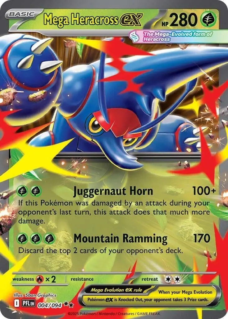 Mega Heracross Ex (004/094) (Pfl) 1