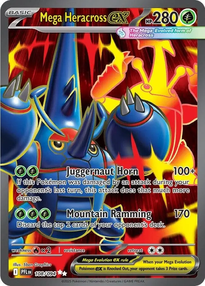 Mega Heracross Ex (108/094) (Pfl) 1