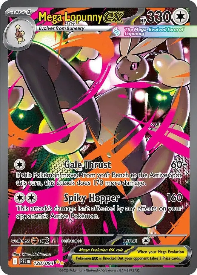 Mega Lopunny Ex (128/094) (Pfl) 1