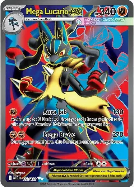 Mega Lucario Ex (160/132) (Meg) 1