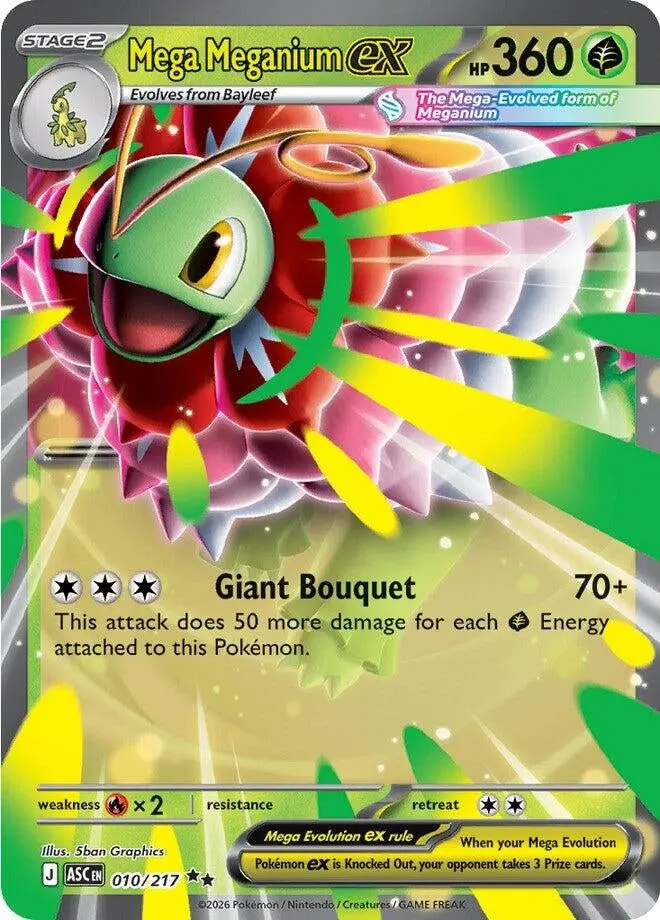 Mega Meganium Ex (010/217) (Asc) 1