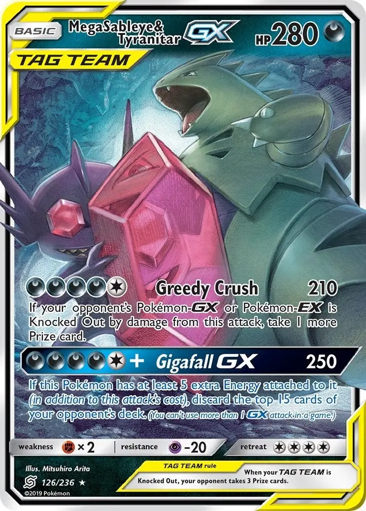 Mega Sableye & Tyranitar Gx (126/236) (Sm11) 1