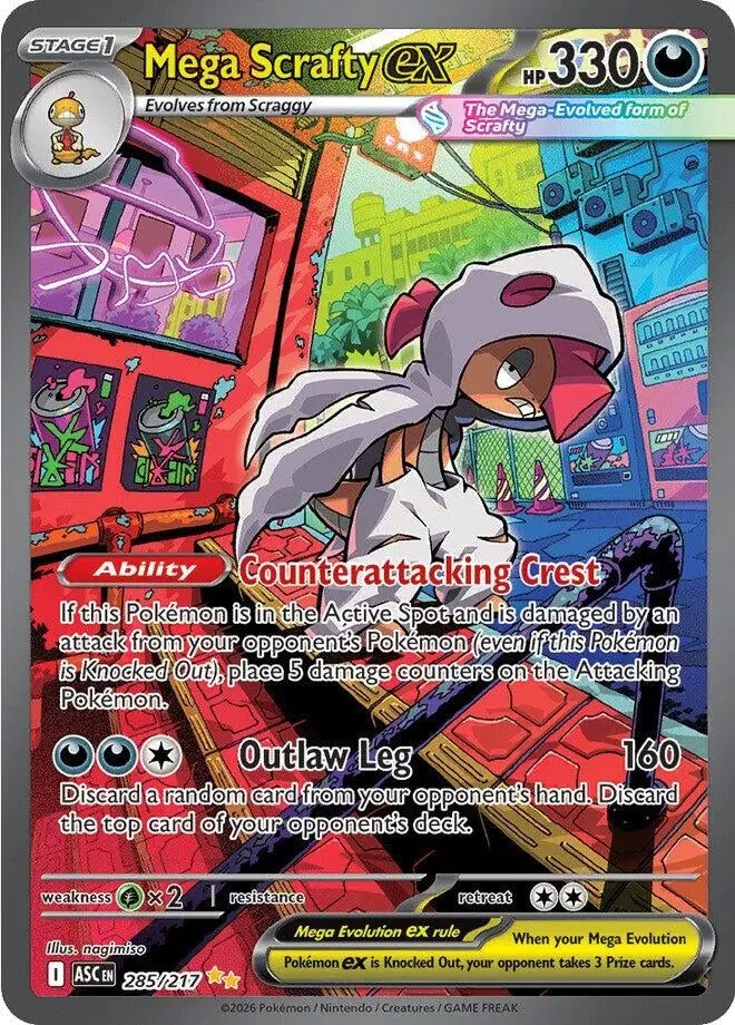 Mega Scrafty Ex (285/217) (Asc) 1