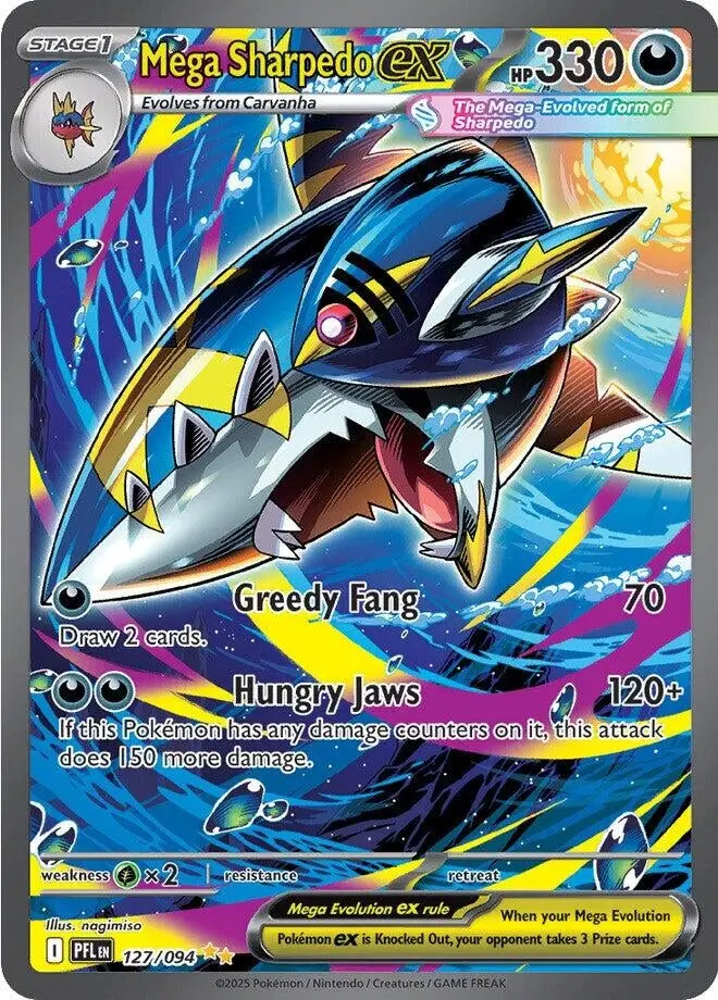 Mega Sharpedo Ex (127/094) (Pfl) 1