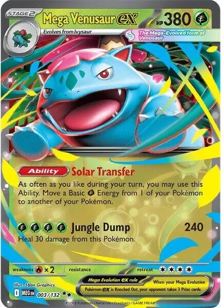 Mega Venusaur Ex (003/132) (Meg) 1