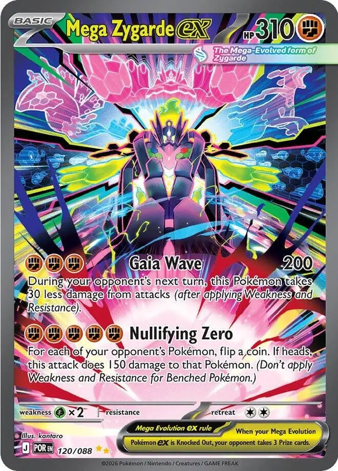Mega Zygarde Ex (120/088) (Me03) 1