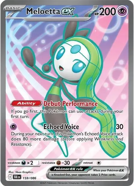 Meloetta Ex (159/086) (Blk) 1