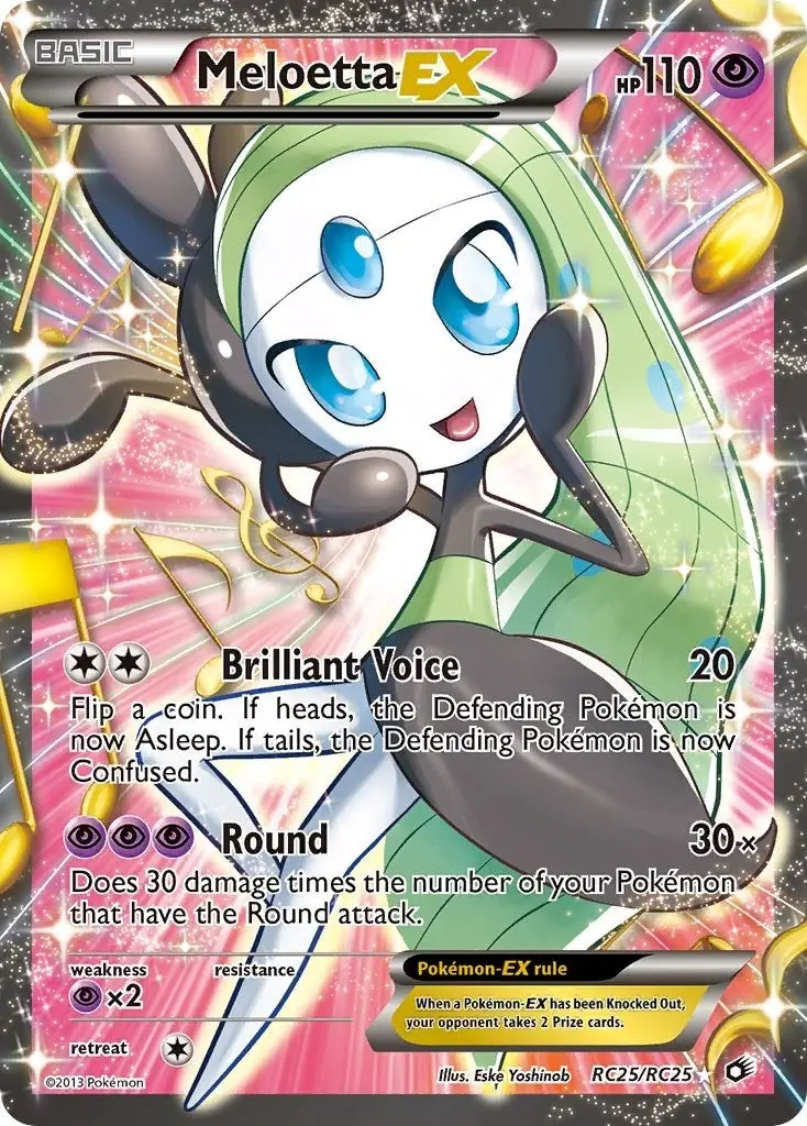 Meloetta Ex (Full Art) (Rc25/Rc25) (Ltr) 1
