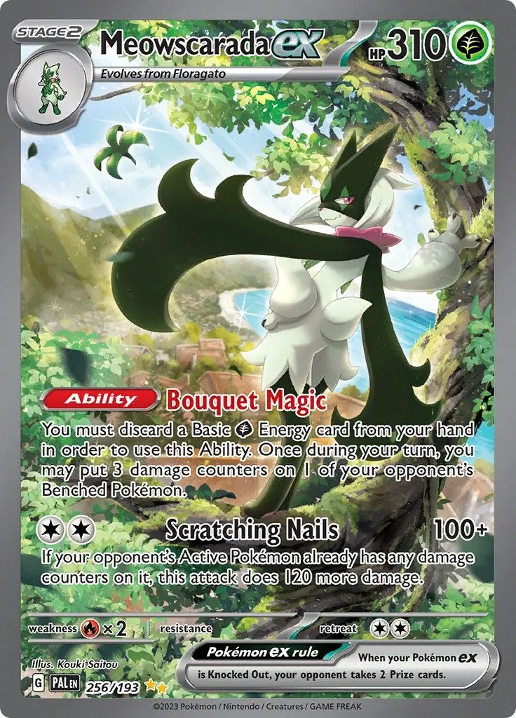 Meowscarada Ex (256/193) (Pal) 1