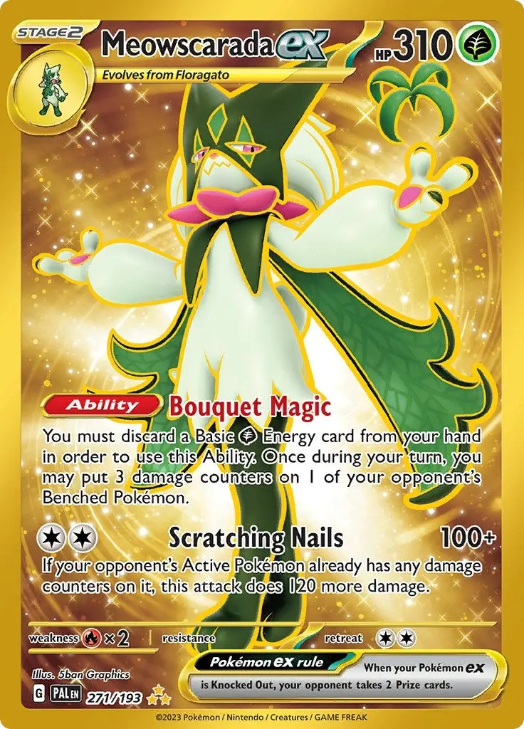 Meowscarada Ex (271/193) (Pal) 1