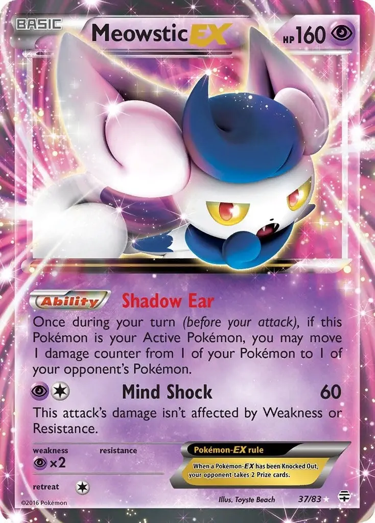 Meowstic Ex (37/83) (Gen) 1