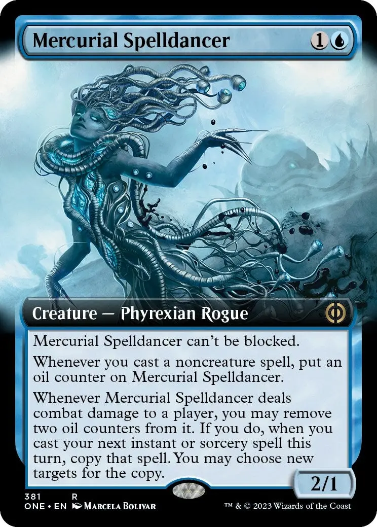 Mercurial Spelldancer (Extended Art) (381) (One) 1