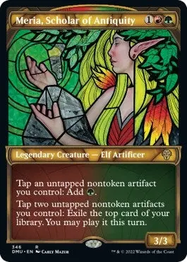 Meria, Scholar Of Antiquity (Textured Foil) (346) (Dmu) 1