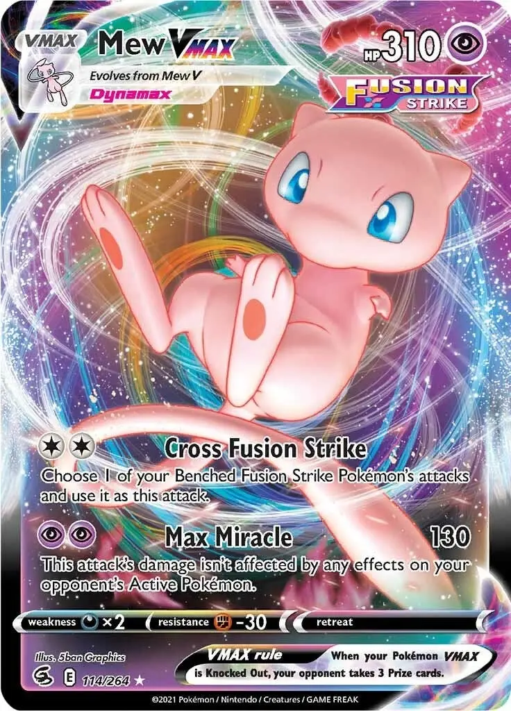 Mew Vmax (114/264) (Swsh08) 1