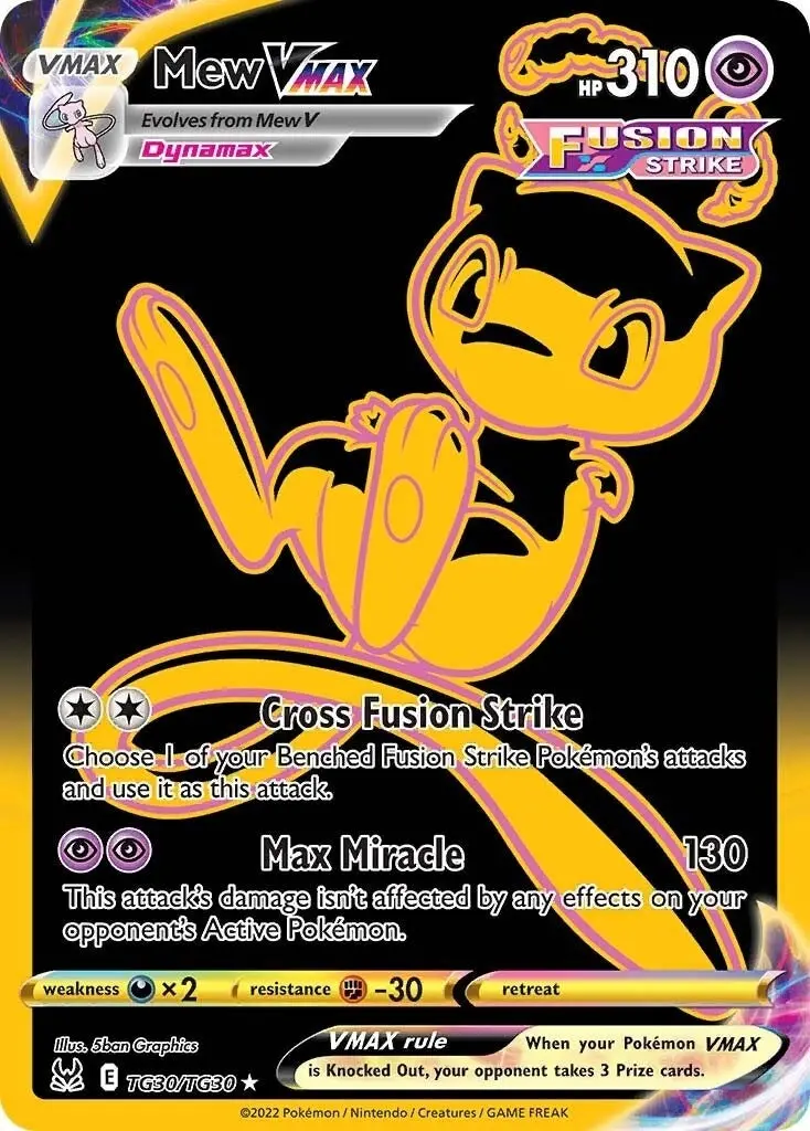 Mew Vmax (Secret) (Tg30/Tg30) (Swsh11: Tg) 1