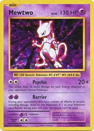 Mewtwo - 51/108 (Cracked Ice Holo) (051/108) (Pr) 1