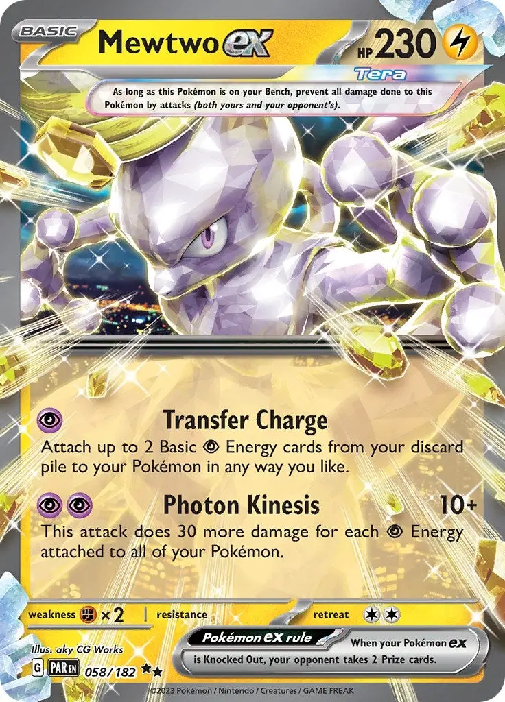 Mewtwo Ex (058/182) (Par) 1