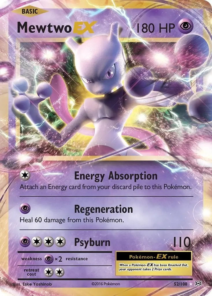 Mewtwo Ex (52/108) (Evo) 1