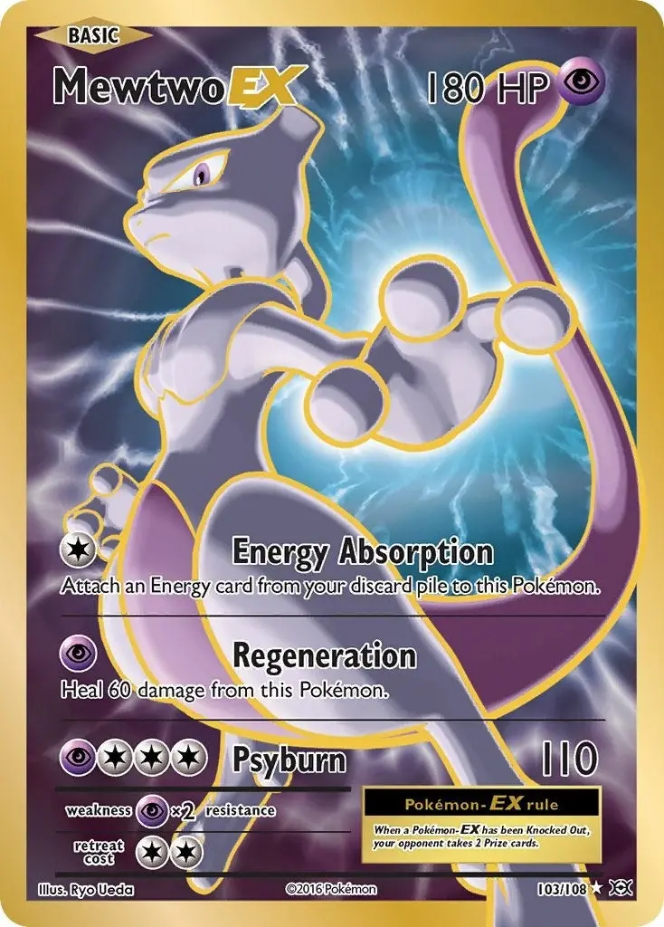 Mewtwo Ex (Full Art) (103/108) (Evo) 1