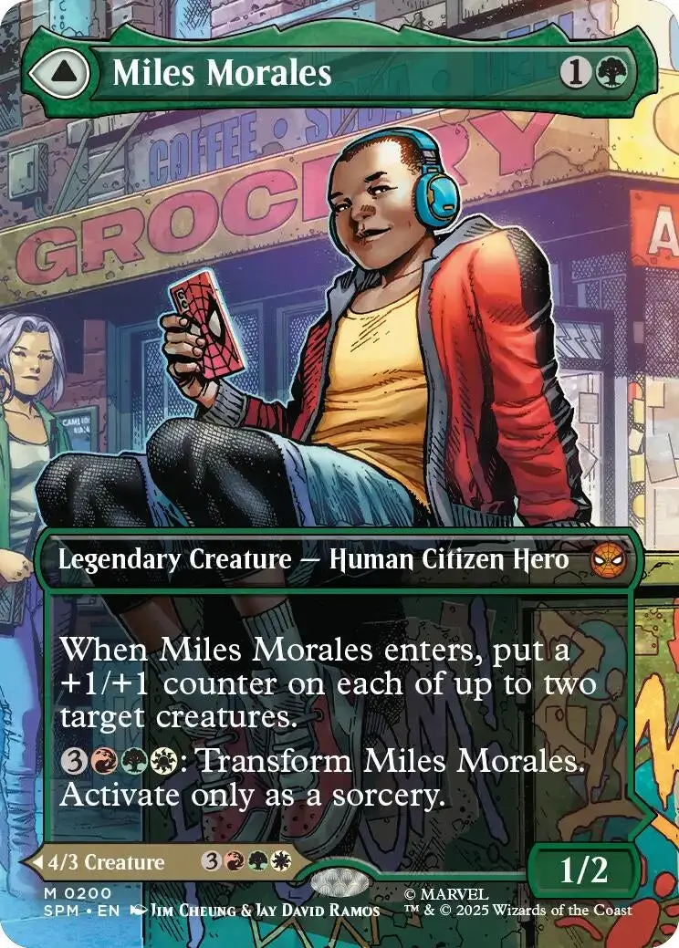 Miles Morales (0200) (Borderless) (200) (Spm) 1