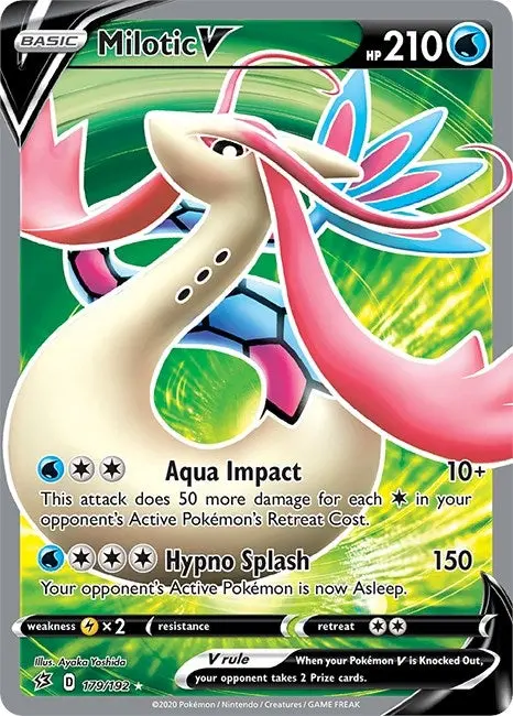 Milotic V (Full Art) (179/192) (Swsh02) 1