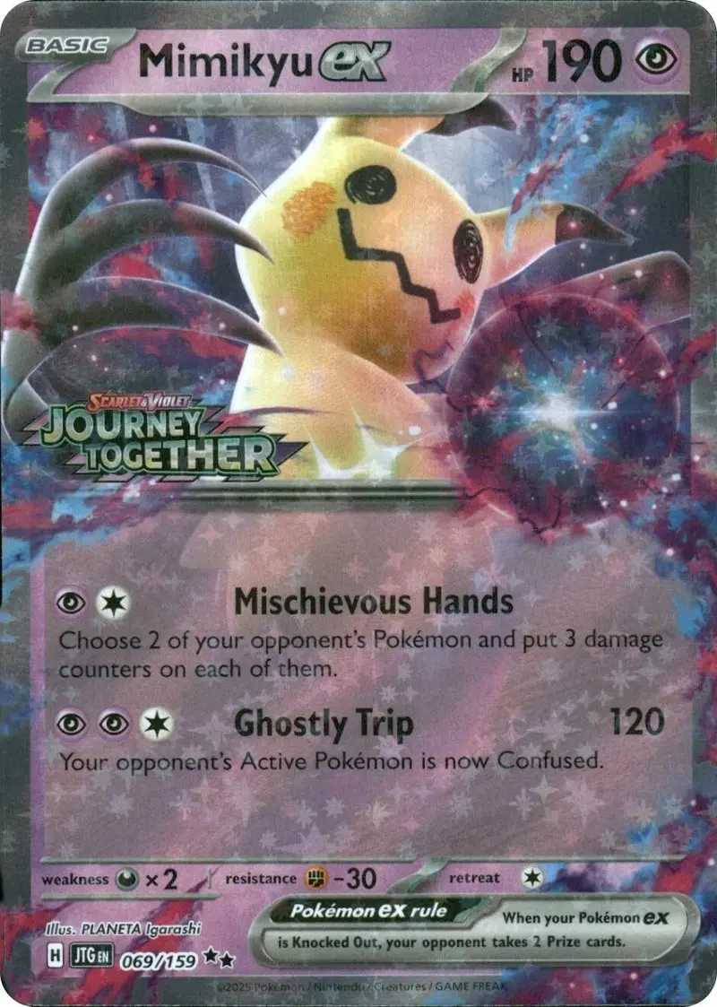 Mimikyu Ex (Journey Together Stamped) (069/159) (Mcap) 1