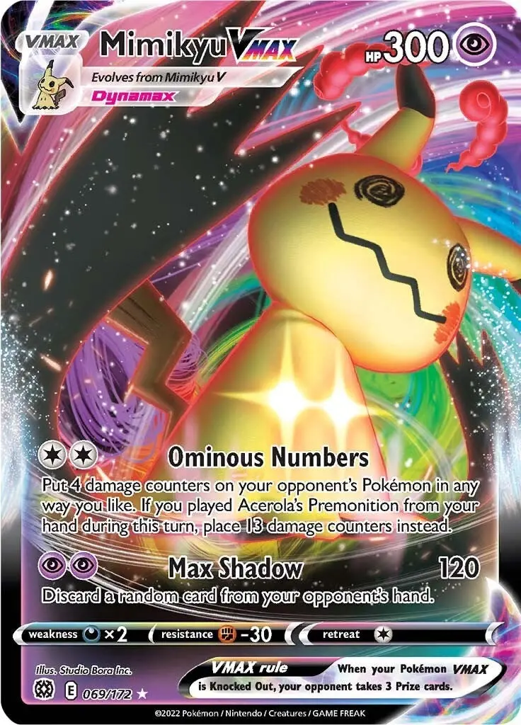 Mimikyu Vmax (069/172) (Swsh09) 1