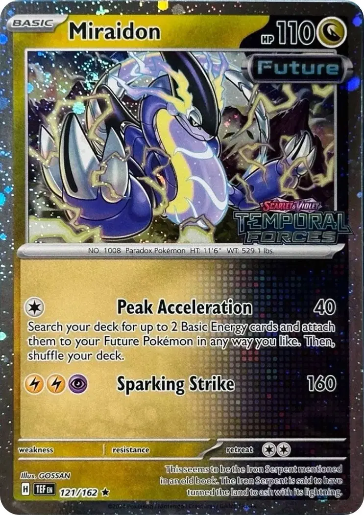 Miraidon - 121/162 (Cosmos Holo) (Best Buy) (121/162) (Mcap) 1
