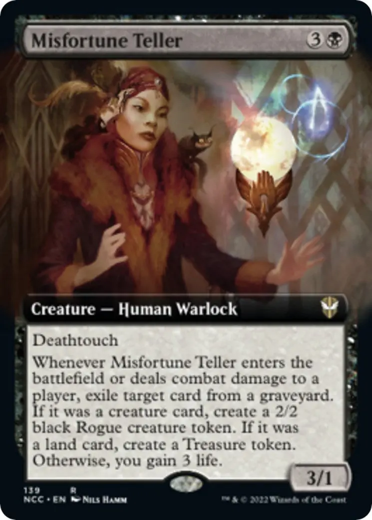 Misfortune Teller (Extended Art) (139) (Ncc) 1