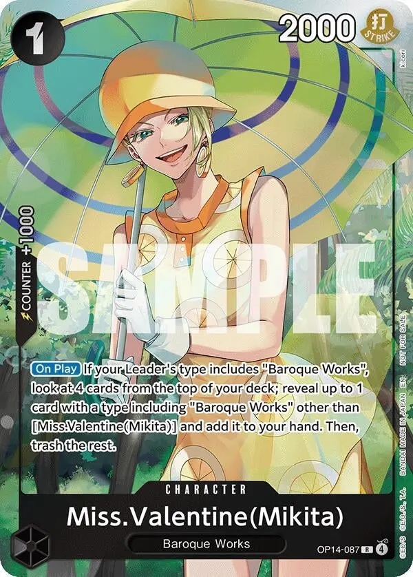 Miss.Valentine(Mikita) (Dash Pack) (Op14-087) (Op14) 1