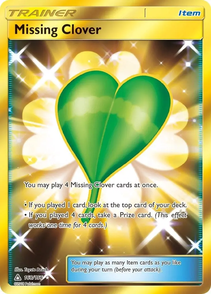 Missing Clover (Secret Rare) (168/156) (Sm05) 1
