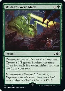 Mistakes Were Made (Galaxy Foil) (433) (Unf) 1