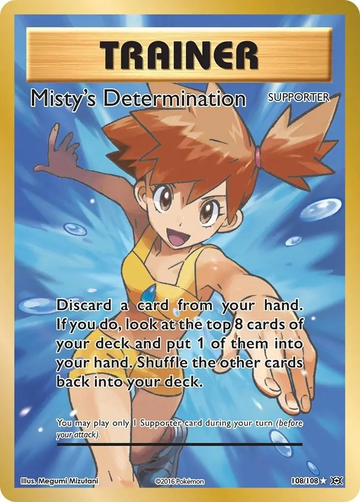 Misty's Determination (Full Art) (108/108) (Evo) 1