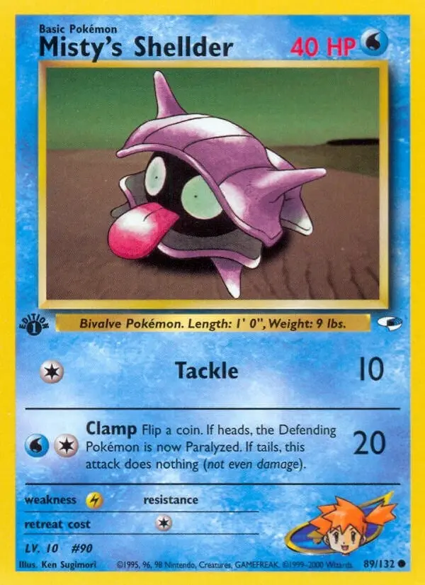 Misty's Shellder (089/132) (G1) 1