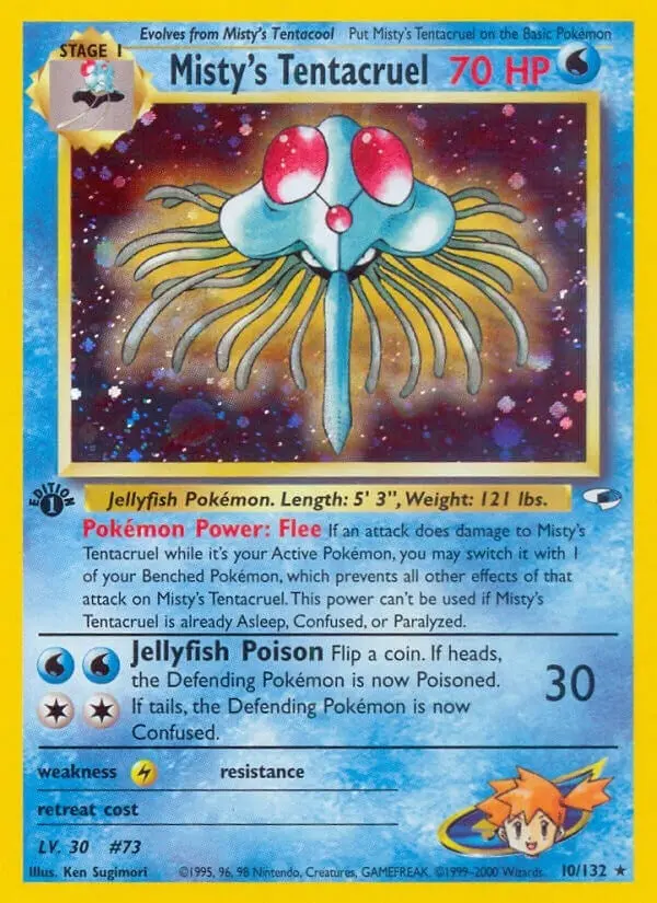 Misty's Tentacruel (010/132) (G1) 1