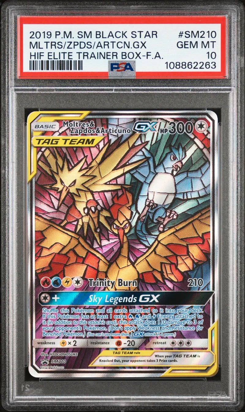 Mltrs/Zpds/Artcn.Gx Hif Elite Trainer Box-F.A. 2019 Pokemon Sm Black Star Promo Psa Gem Mt 10 1