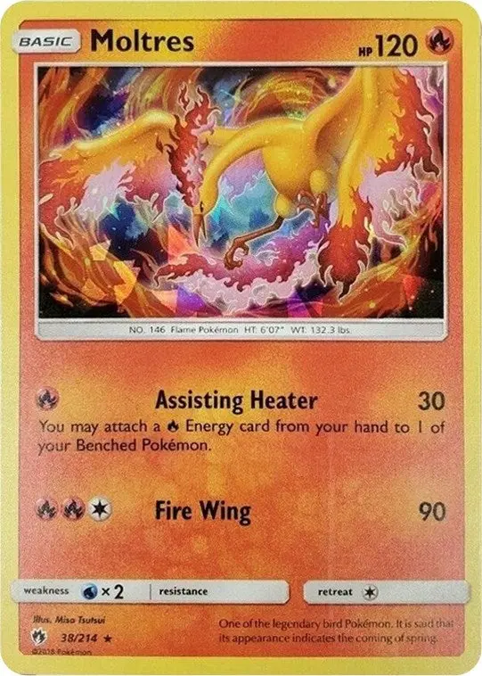 Moltres - 38/214 (Cracked Ice Holo) (038/214) (Pr) 1