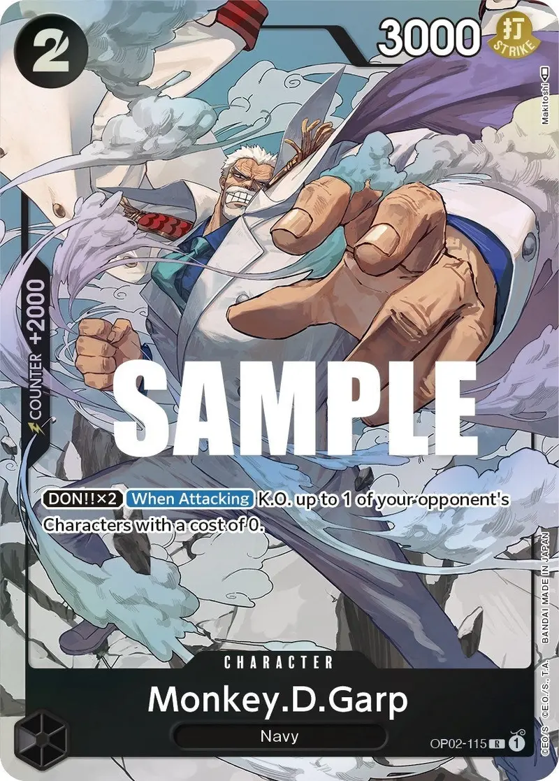 Monkey.D.Garp (115) (Alternate Art) (Op02-115) (Op02) 1