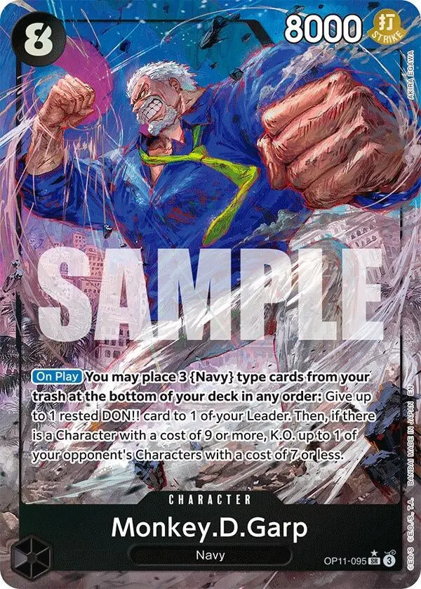 Monkey.D.Garp (Alternate Art) (Op11-095) (Op11) 1