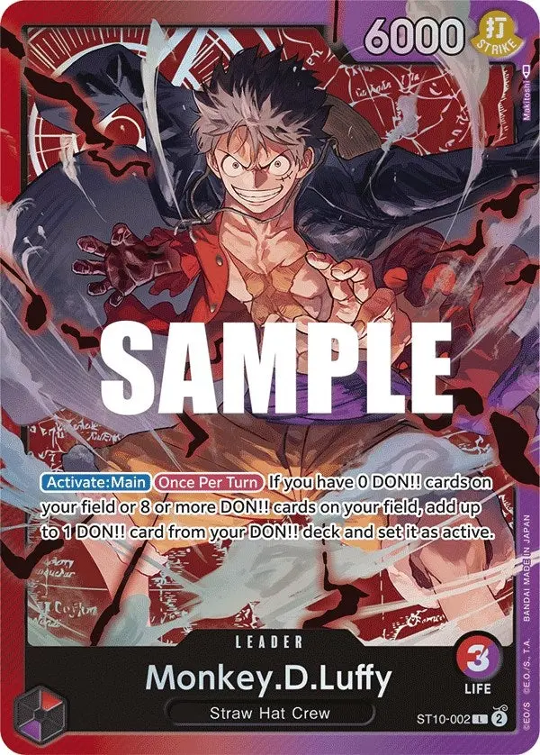 Monkey.D.Luffy (002) (St10-002) (St-10) 1
